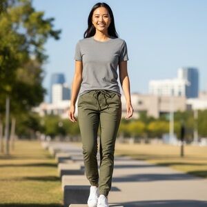 Tentree Destination Pacific Jogger Olive Green Organic Cotton XL NWT